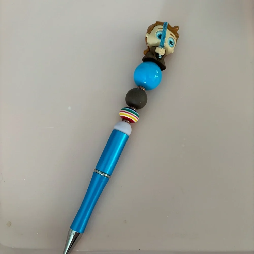 Disney Doorables: Star Wars: Obi-Wan Kenobi Robe handmade beaded pen